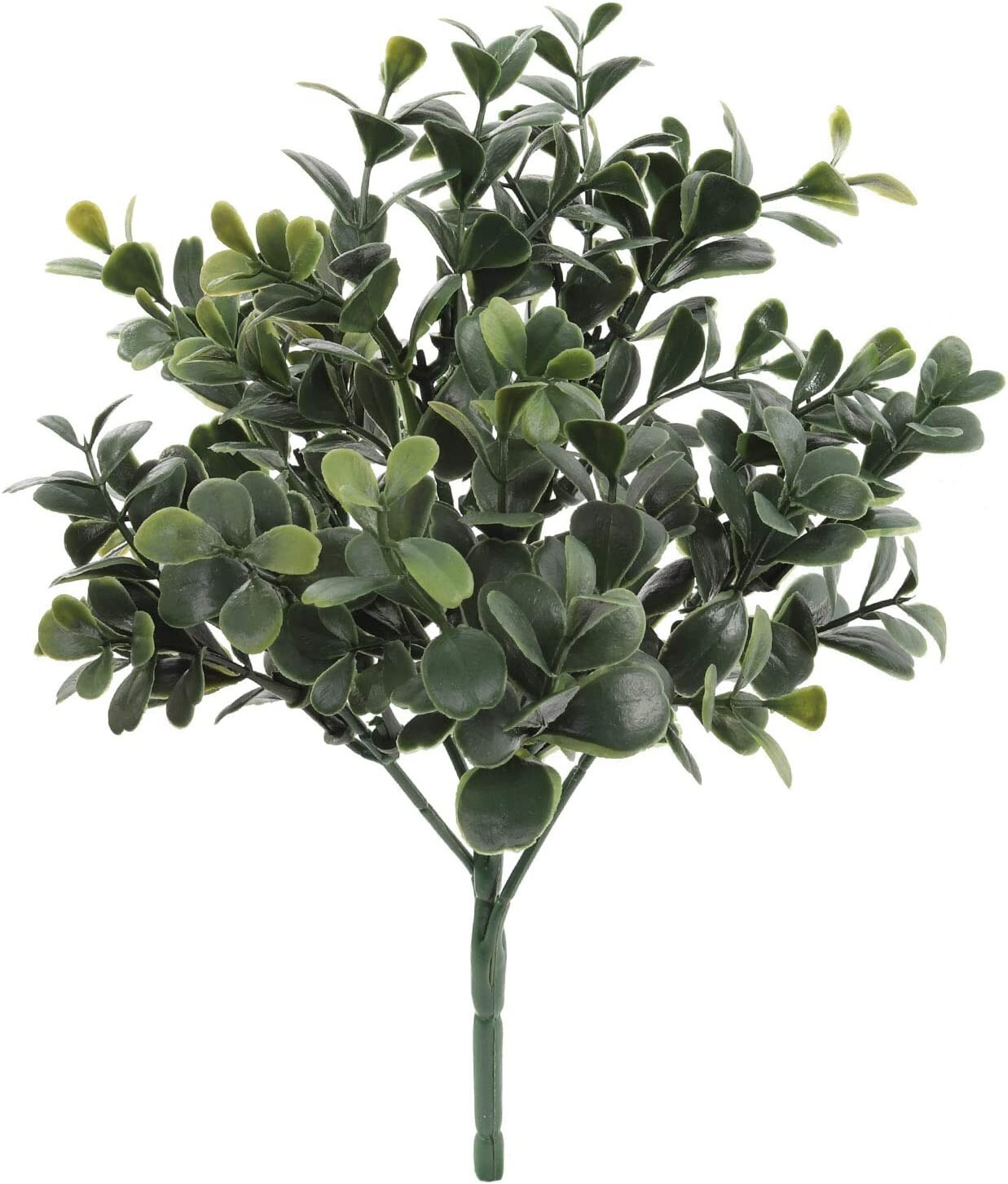 Lush Set of 6 Green Boxwood Picks - Realistic Faux Greenery for Home & Garden Decor - Top Searched & Versatile Accessory for Floral Arrangements & Outdoor Styling