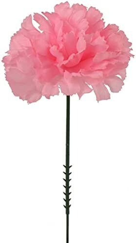 Pink Carnation Flowers, 30-Pack, Artificial Carnation Picks, Silk Fake ...