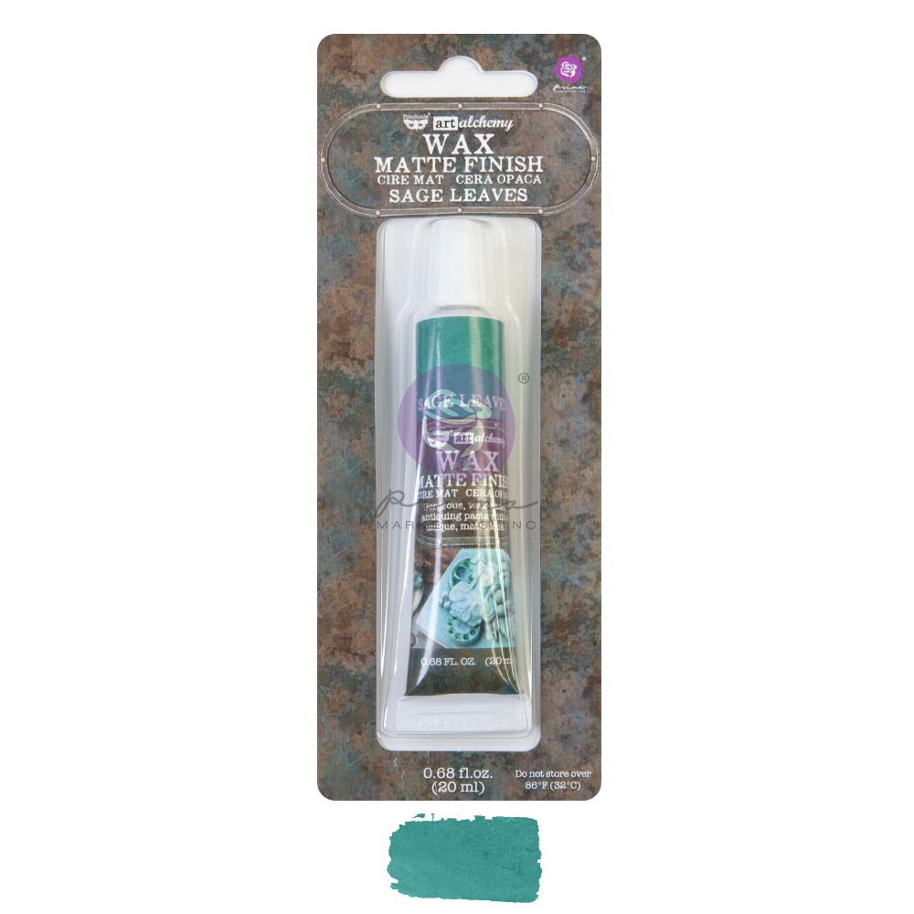 Prima Marketing Inc Art Alchemy - Matte Wax - Sage Leaves - 1 Tube, 20 Ml 655350968717