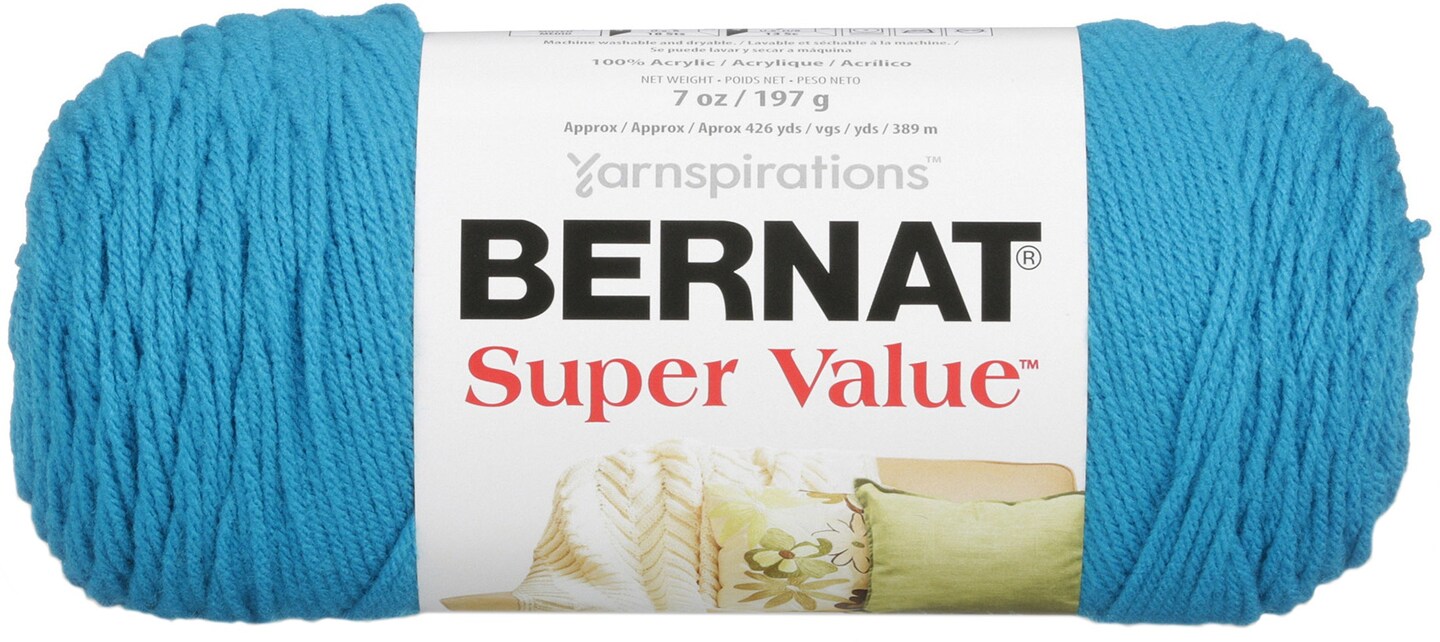 Bernat Super Value Solid YarnPeacock Michaels