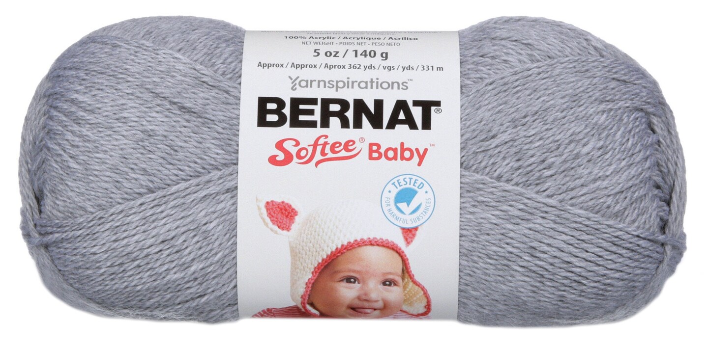 Bernat Softee Baby Yarn - Grey Marl