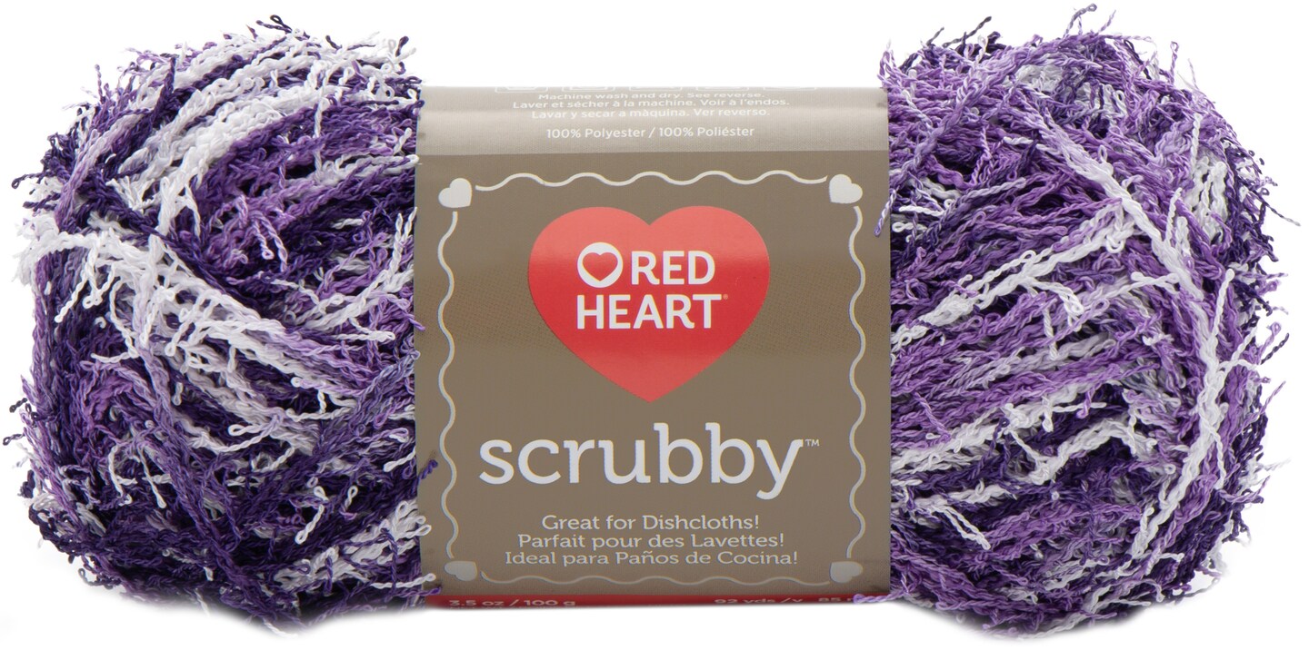 Red Heart Scrubby Yarn - Jelly