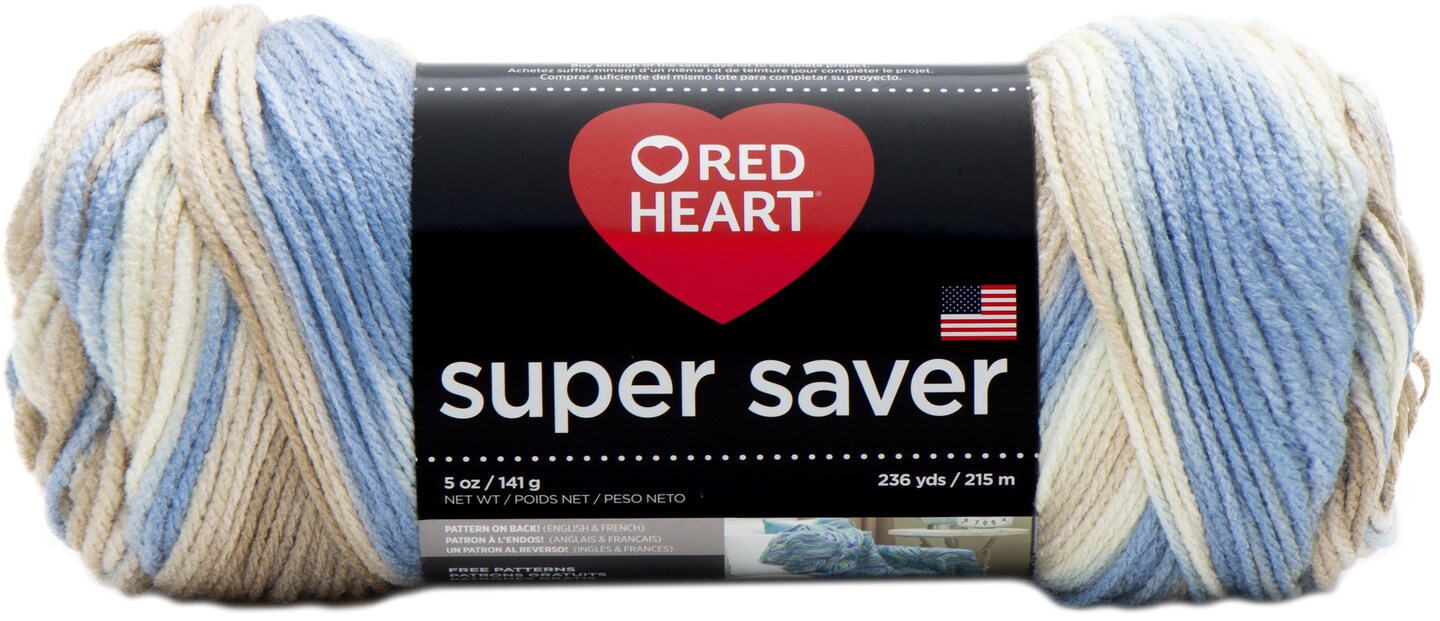Red Heart Super Saver Yarn-Mirage