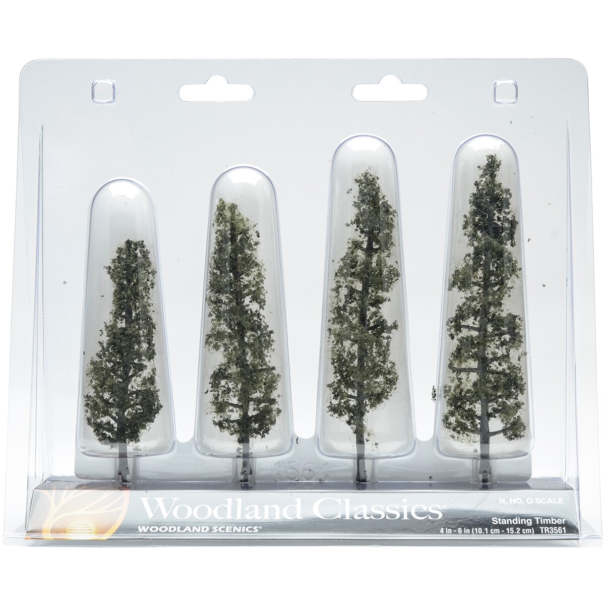 Woodland Scenics Standing Timber Trees 4/Pkg-4&#x22; To 6&#x22;