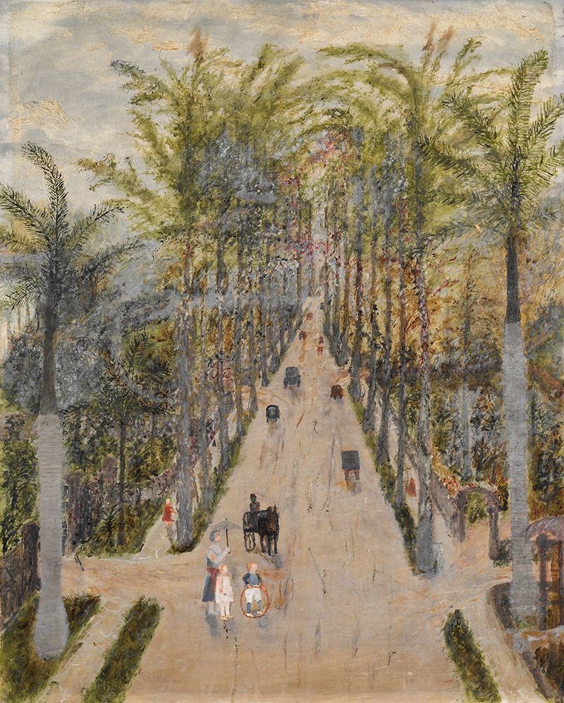 The Palm Alley Poster Print by Frank E Case # 50302