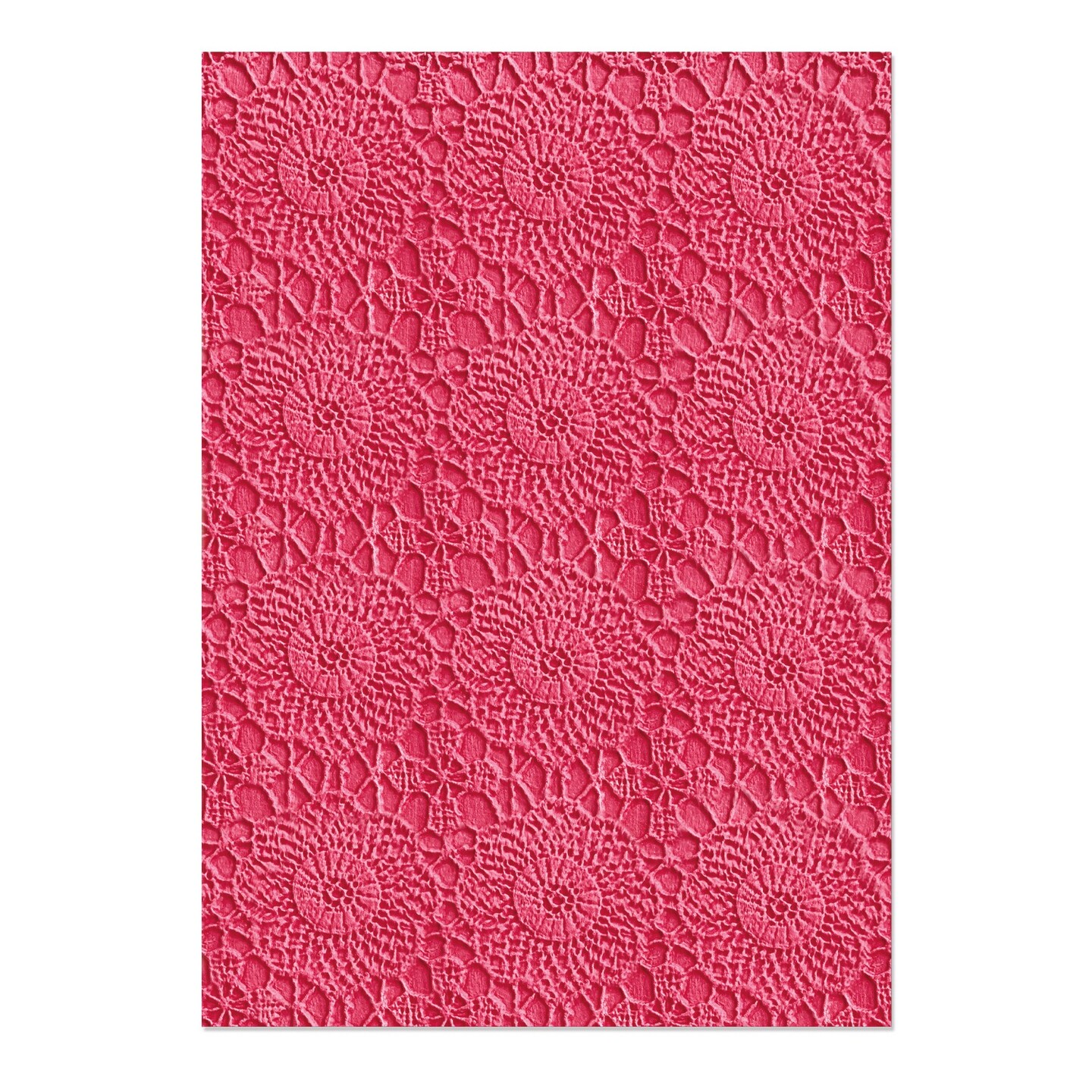 Sizzix ML Prägeschablone Blumen-Damast Von Eileen Hull | A5 Textured Impressions Für Karten & Bastelprojekte