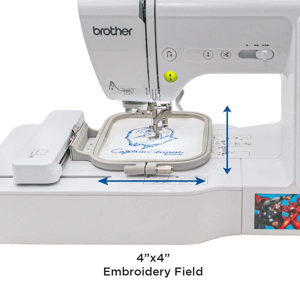 Brother LB5000M Marvel 4" x 4" Computerized Sewing & Embroidery Machine