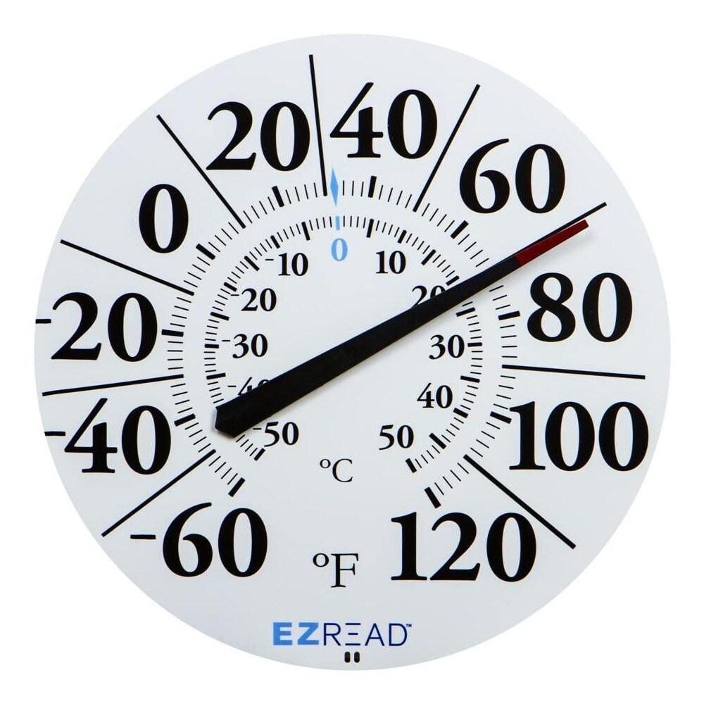 Headwind Consumer EZ Read Dial Indoor Outdoor Thermometer Large Readout 12.5 in