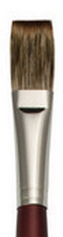 Royal Sabletek Artist Paint Brush - Long Handle Bright Size 20 For Oil & Acrylic