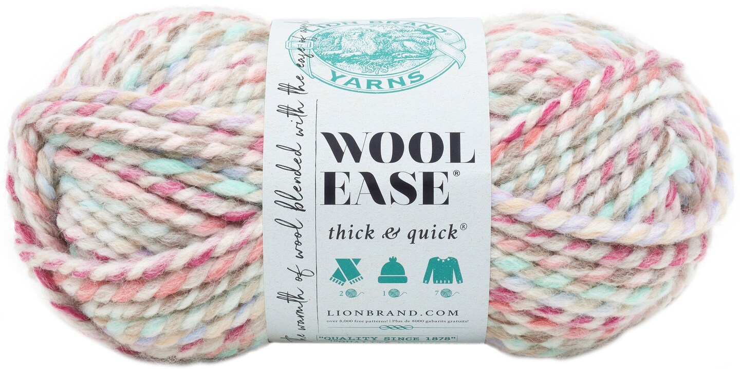 Lion Brand Wool-Ease Thick &#x26; Quick Yarn-Carousel