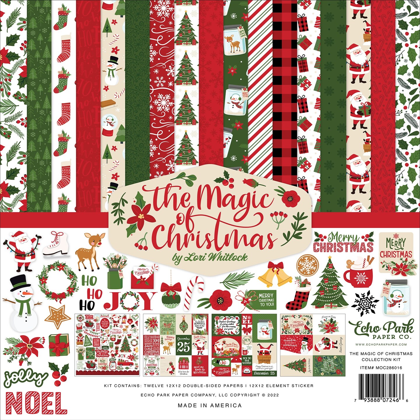 Echo Park Collection Kit 12&#x22;X12&#x22;-The Magic Of Christmas