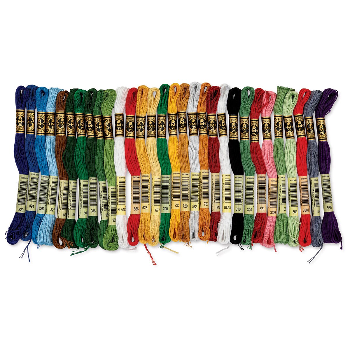 DMC Cotton Embroidery Floss - Holiday Decor, Set of 30