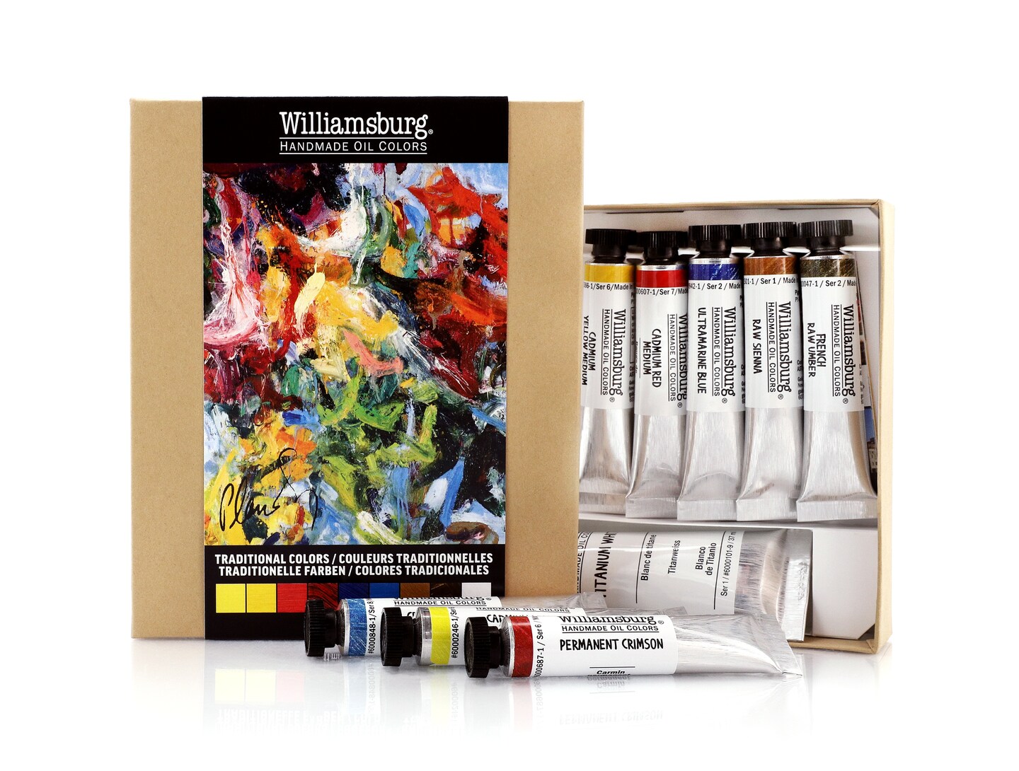 Williamsburg Handmade Oils Color Introductory Set, 8-Colors, Traditional