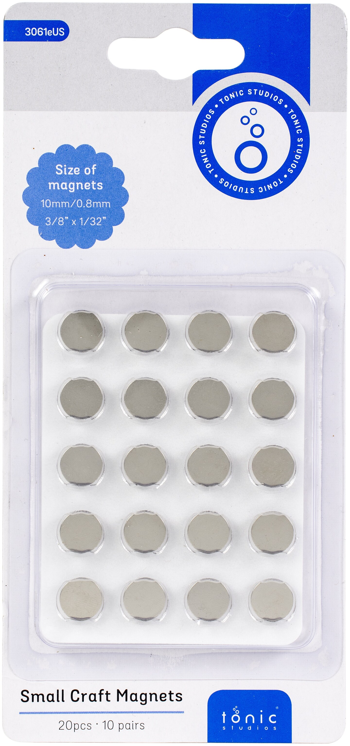Tonic Studios Small Craft Magnets 10mm 10/Pkg-Neodymium