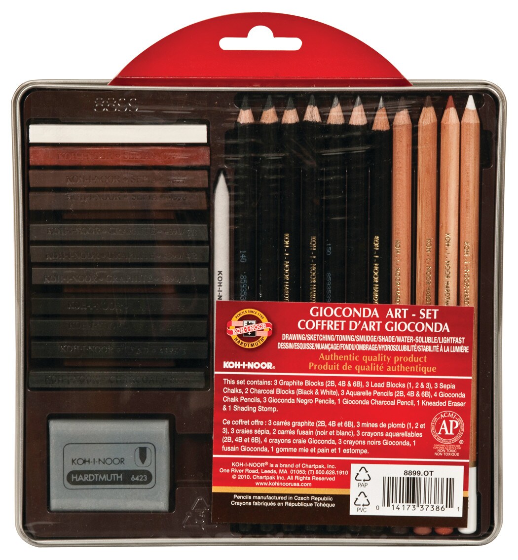 KohINoor Gioconda 26Piece Sketching & Drawing Tin Set Michaels