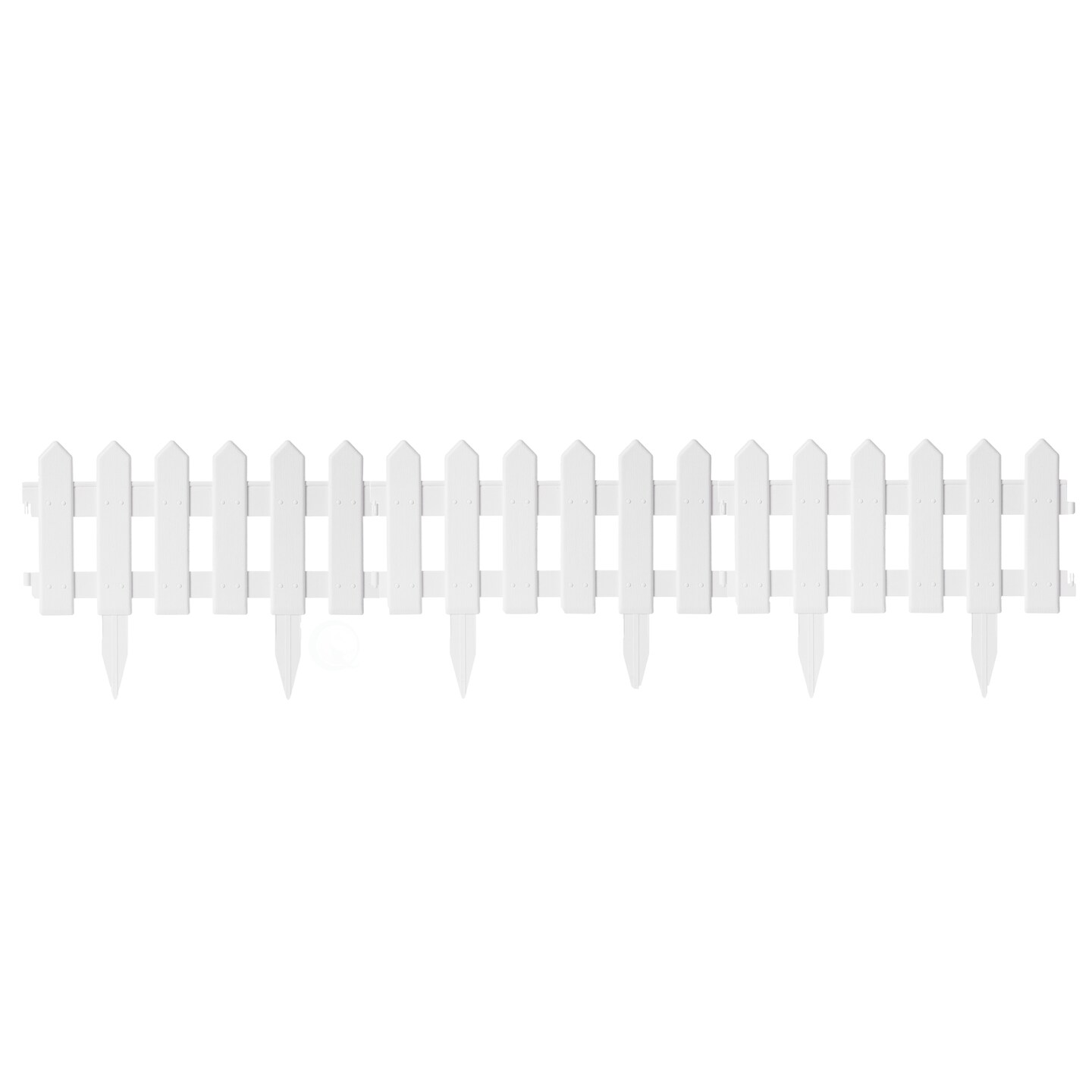 Decorative Garden Ornamental Edging Border Lawn Picket Fence Landscape Path Panels, Pack of 6