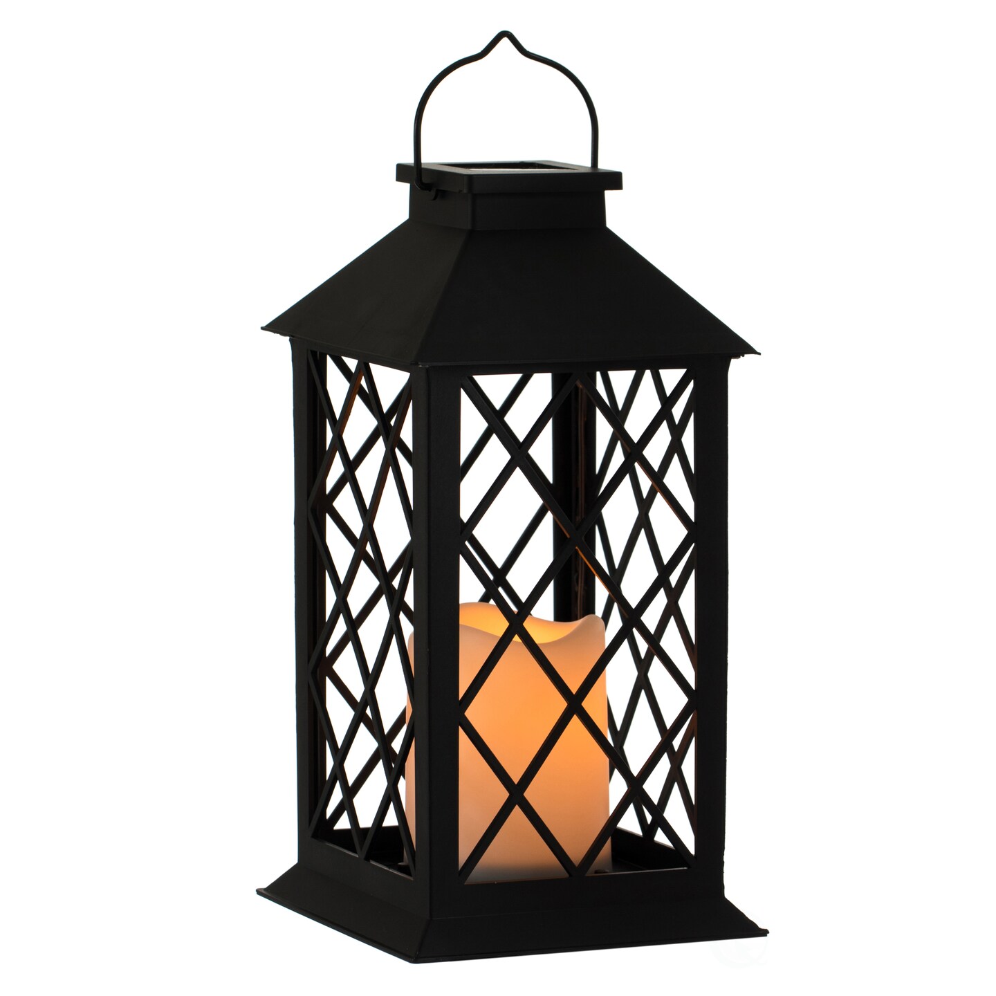 Decorative Garden Patio Hanging LED Candle Lantern for Outdoors Table, Lawn and Deck