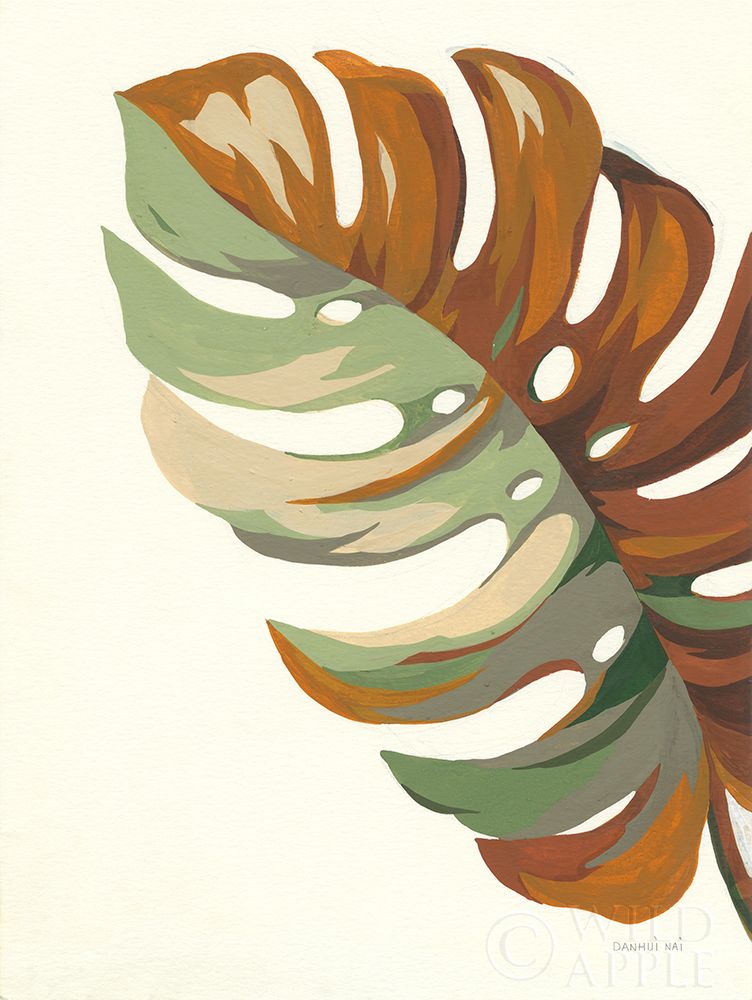 Retro Big Leaf III Poster Print by Danhui Nai # 59191