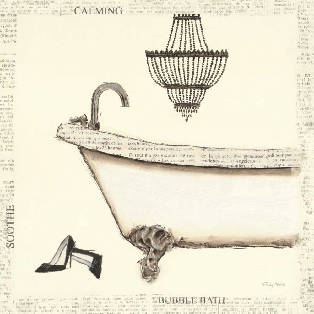 Emilys Boudoir I - Bath Poster Print by Emily Adams - Item # VARPDX11130