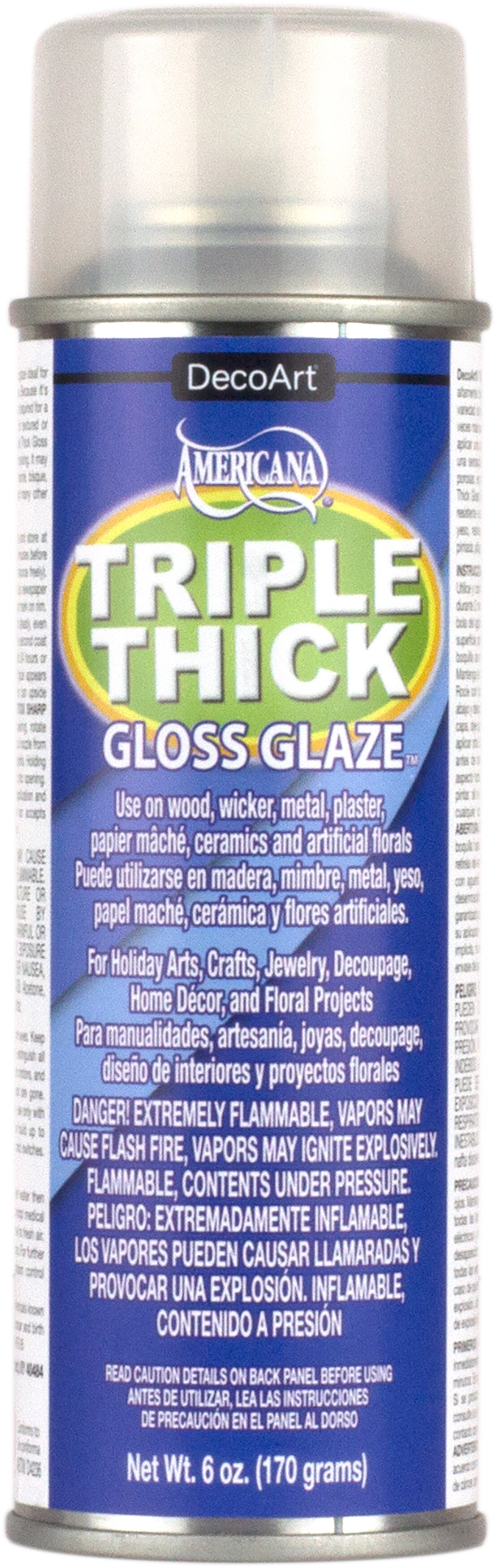 Decoart Triple Thick Gloss Glaze 6 oz. Spray