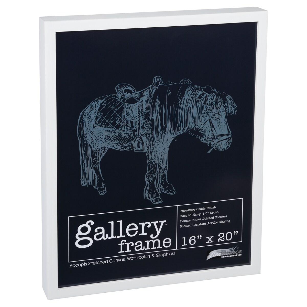 Ambiance Gallery Wood 1.5" Deep Picture Frame Professional Quality