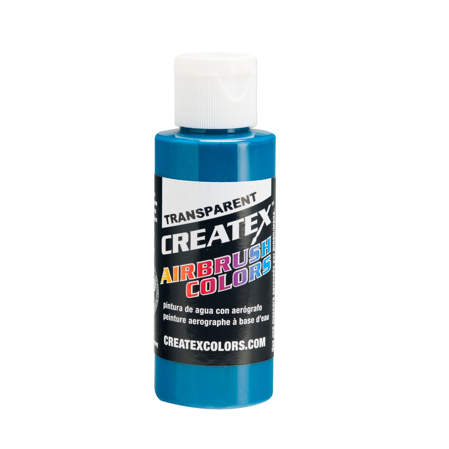 Peinture CREATEX Aérographe Colors Transparent 5134 Manui Blue