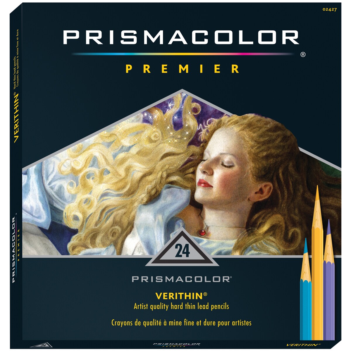 PRISMACOLOR Colored Pencils-24 and TWO ADULT COLORING BOOKS