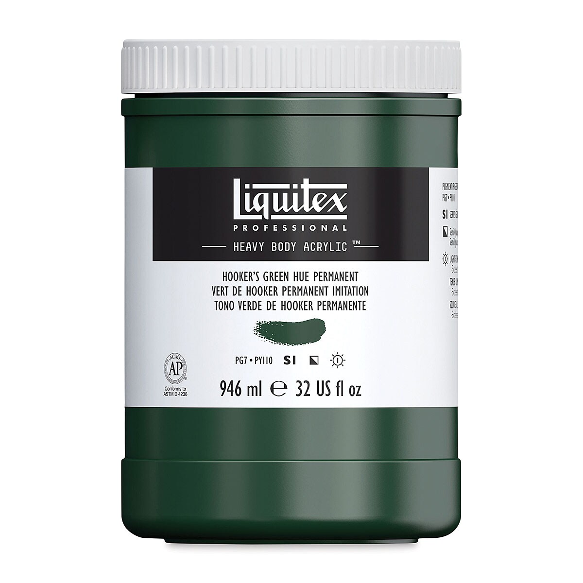 Acrylique Bio-based Heavy - Vert de Hooker Permanent Imitation