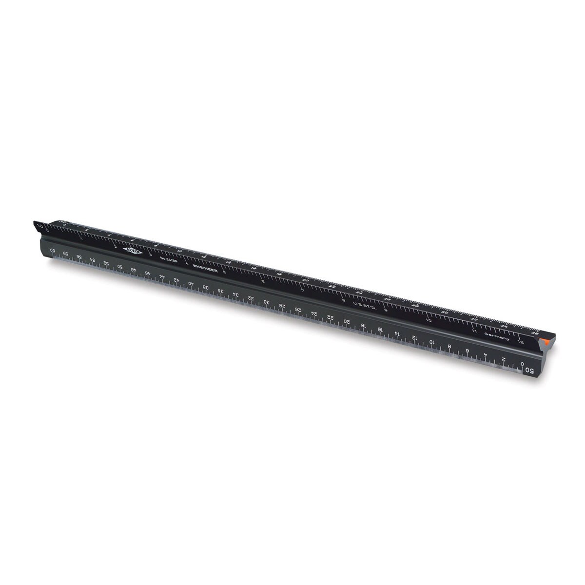 Alvin Professional Triangular Scale - , 12&#x22;, Black, Engineering