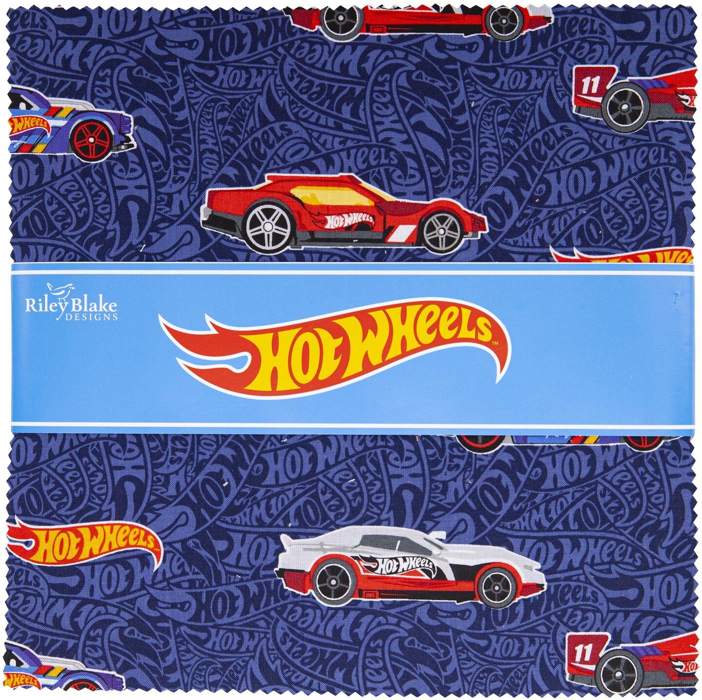 Riley Blake 10" Stacker Precut Bundle 42Pcs-Hot Wheels