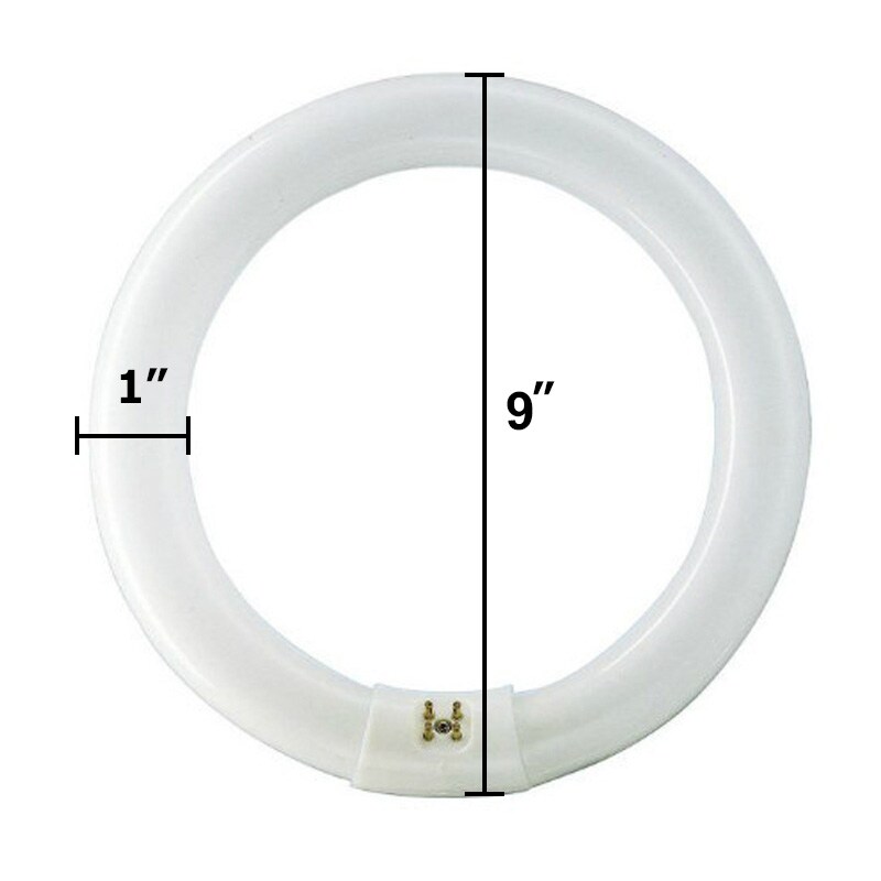 Sylvania FC9T9 30W 9in T9 4100K Cool White 2000Lm G10Q Circline Fluorescent Bulb