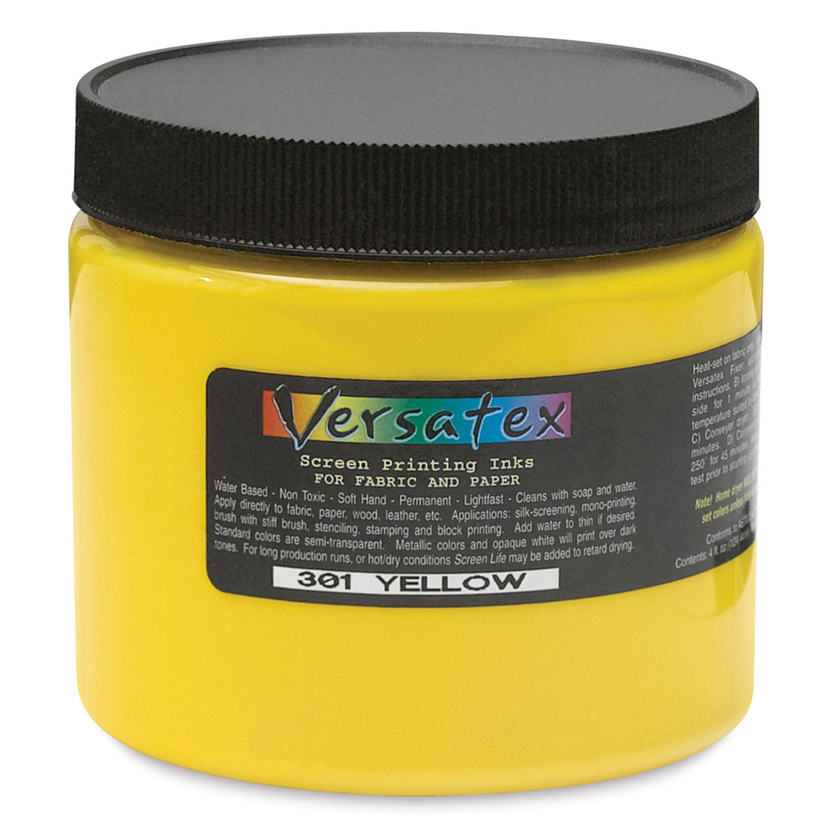 Jacquard Versatex Screen Printing Ink Yellow, 16 oz jar Michaels