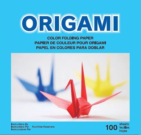 Origami Paper 5.875&#x22;X5.875&#x22; 100/Pkg-Assorted Colors