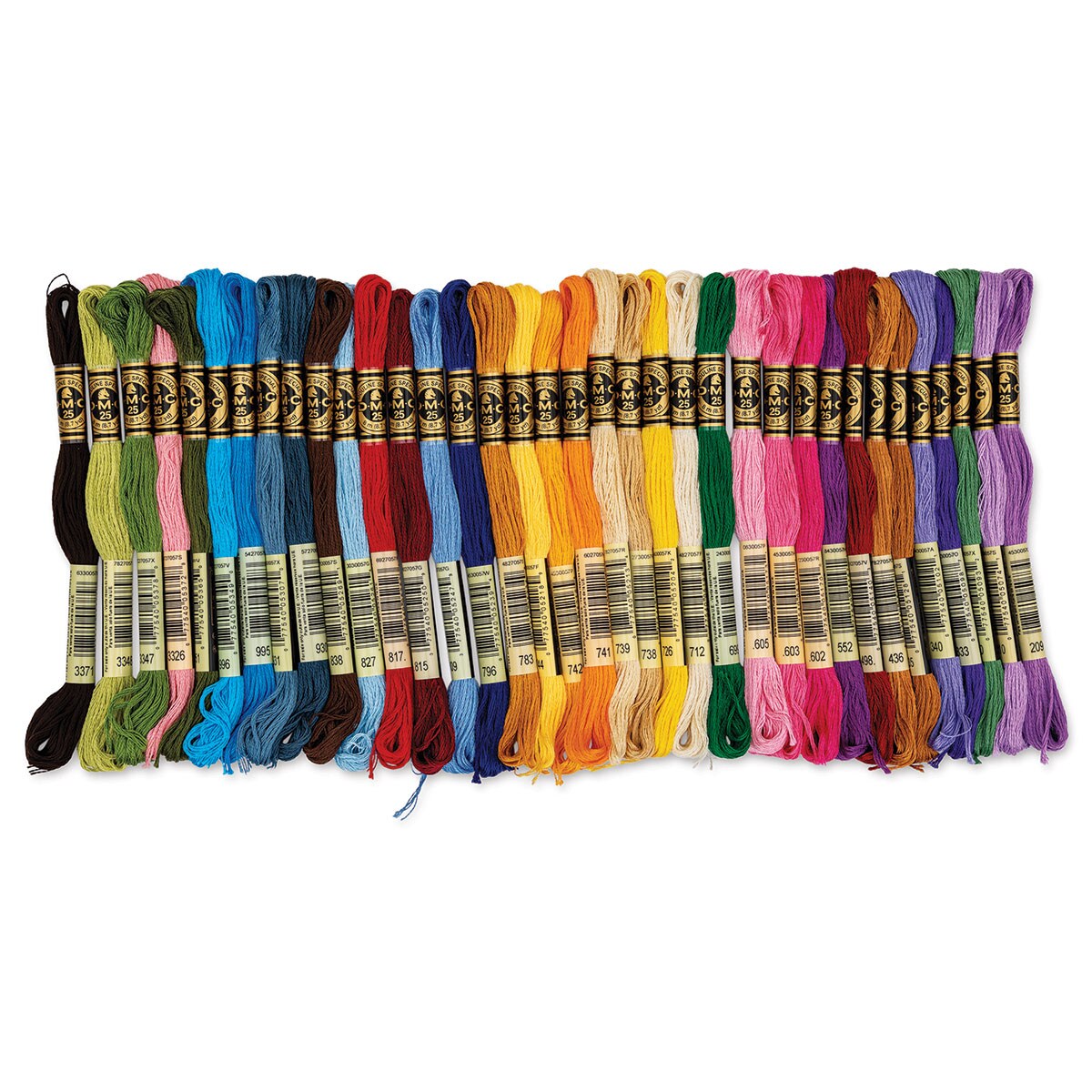 DMC Cotton Embroidery Floss - Popular, Set of 36
