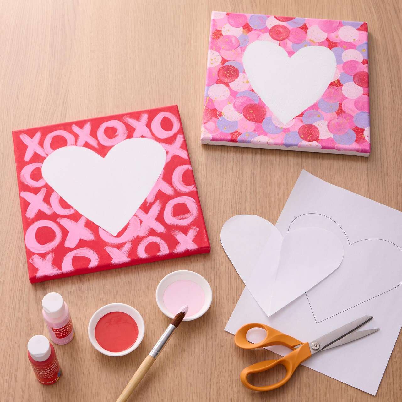 Sunday Makebreak: Heart Reveal Canvas Painting