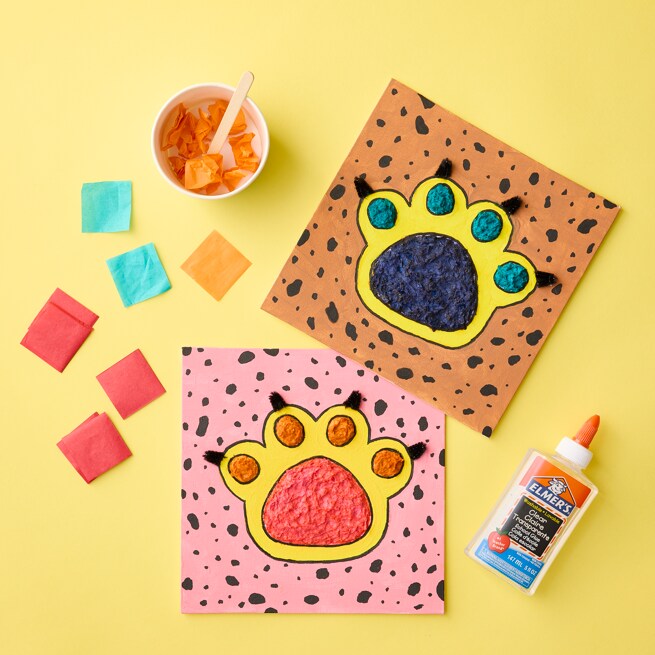 Safari Saturday: Textured Canvas Art