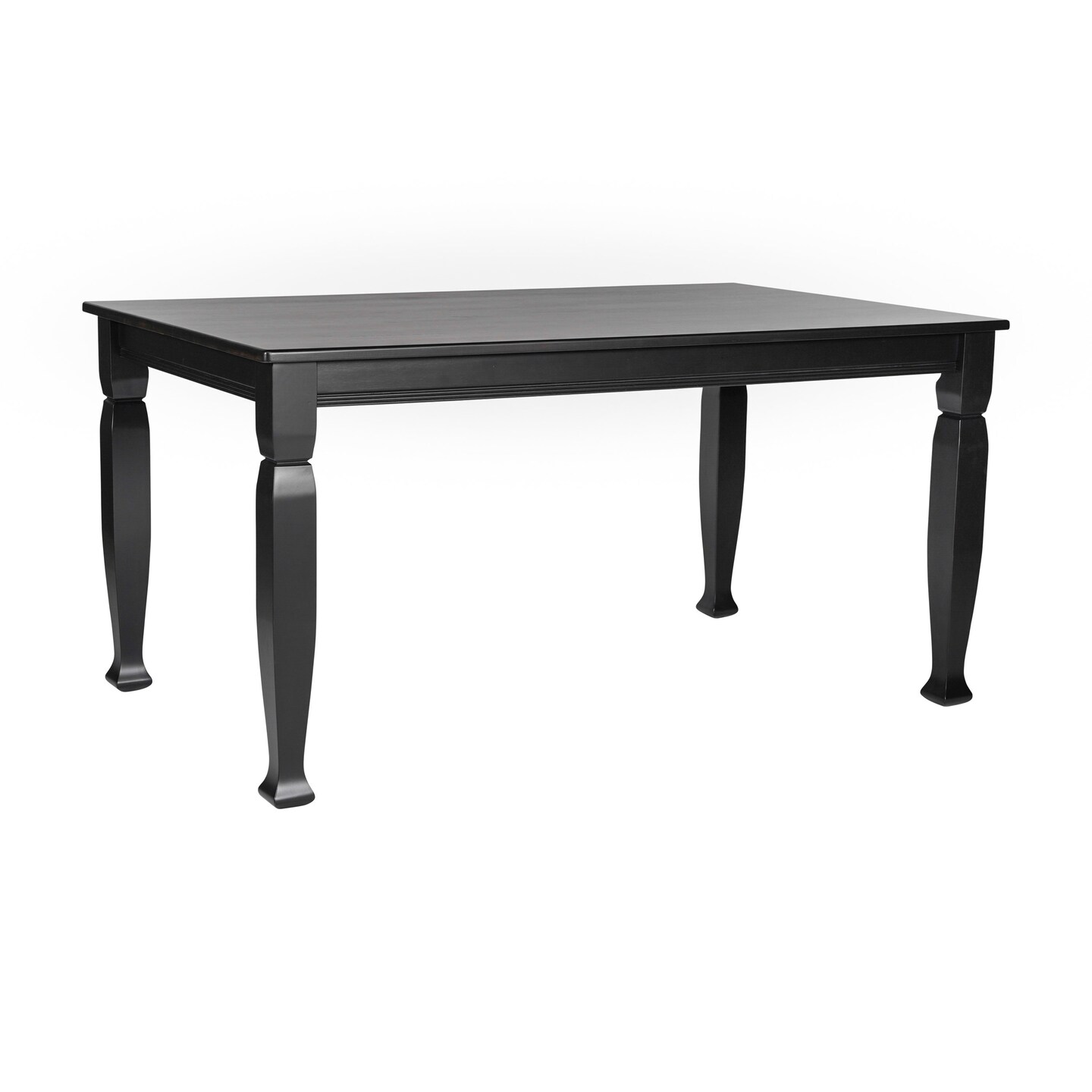 Merrick Lane Finnley Wooden Dining Table with Sculpted Legs