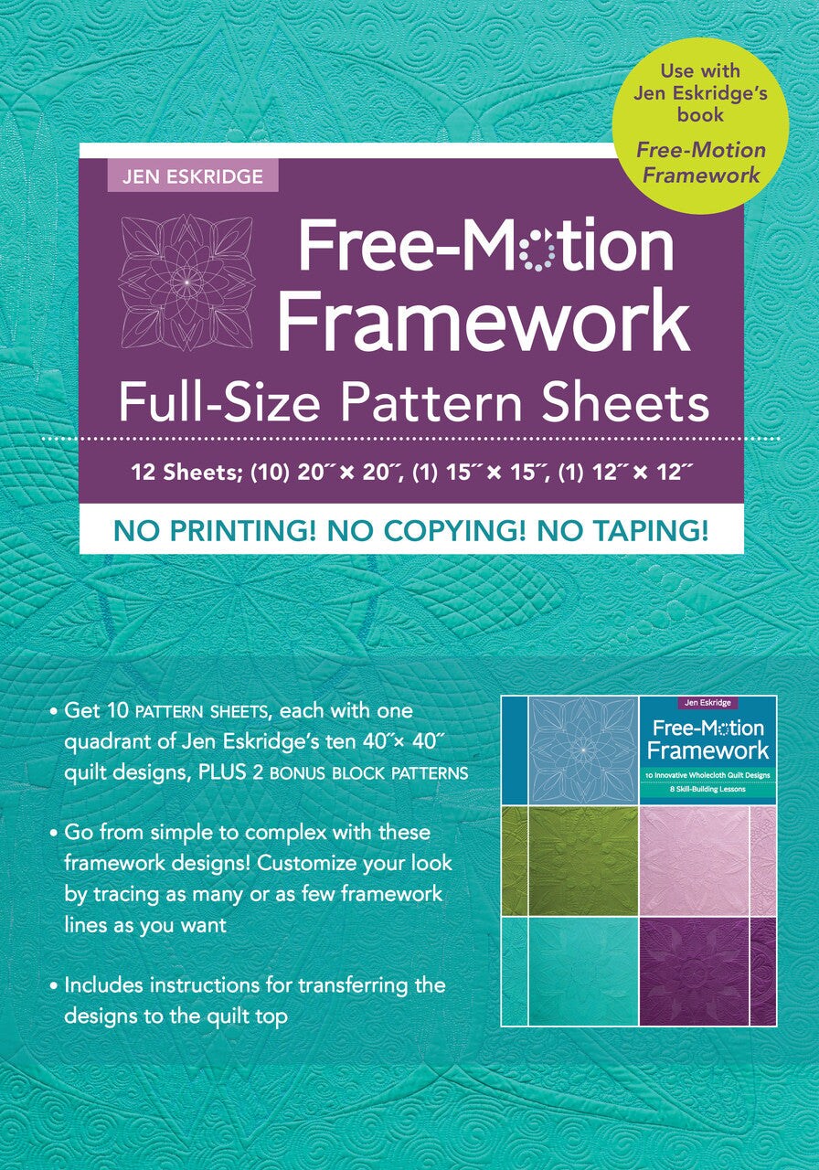 Free-Motion Framework Full-Size Pattern Sheets | Michaels