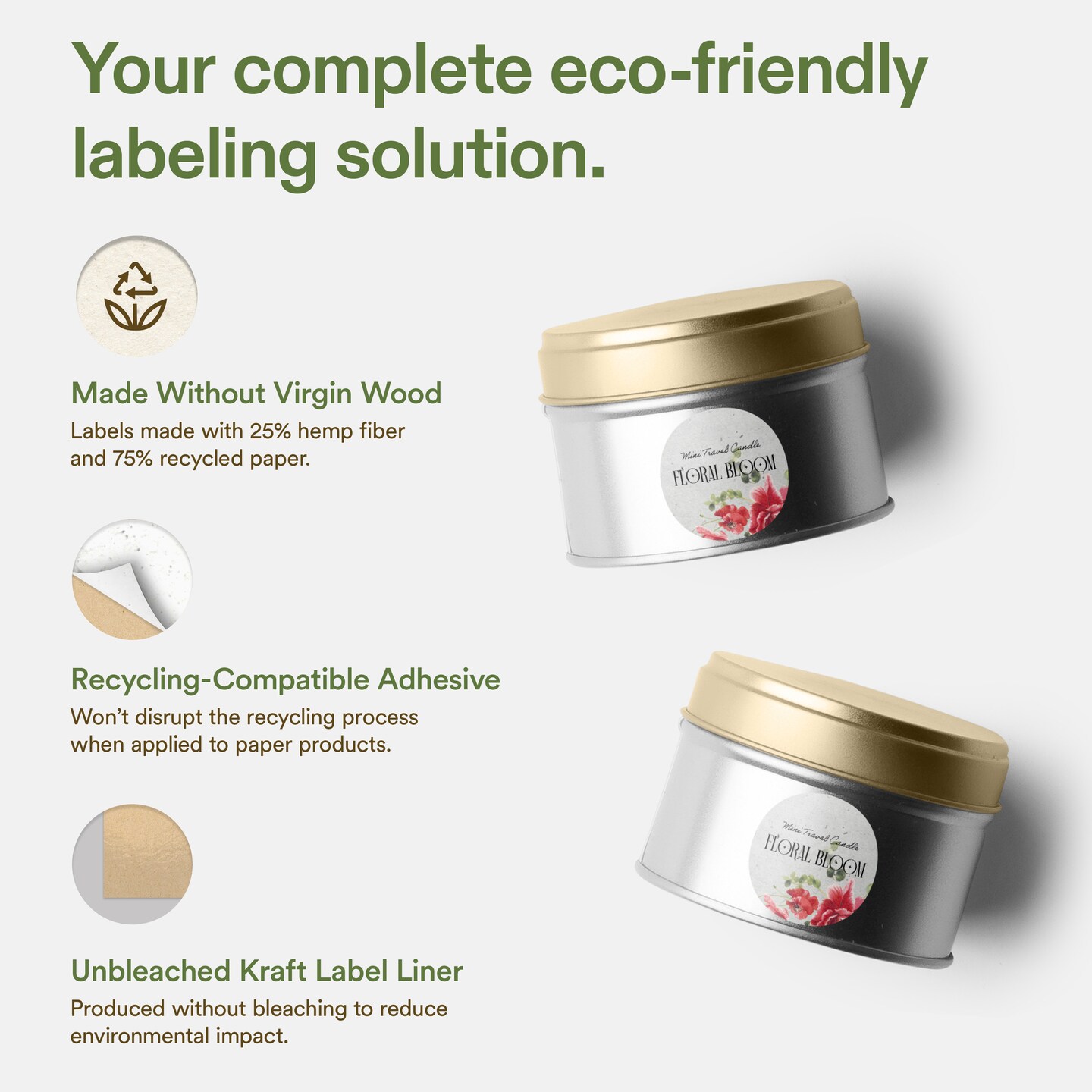 Avery Round Hemp Labels