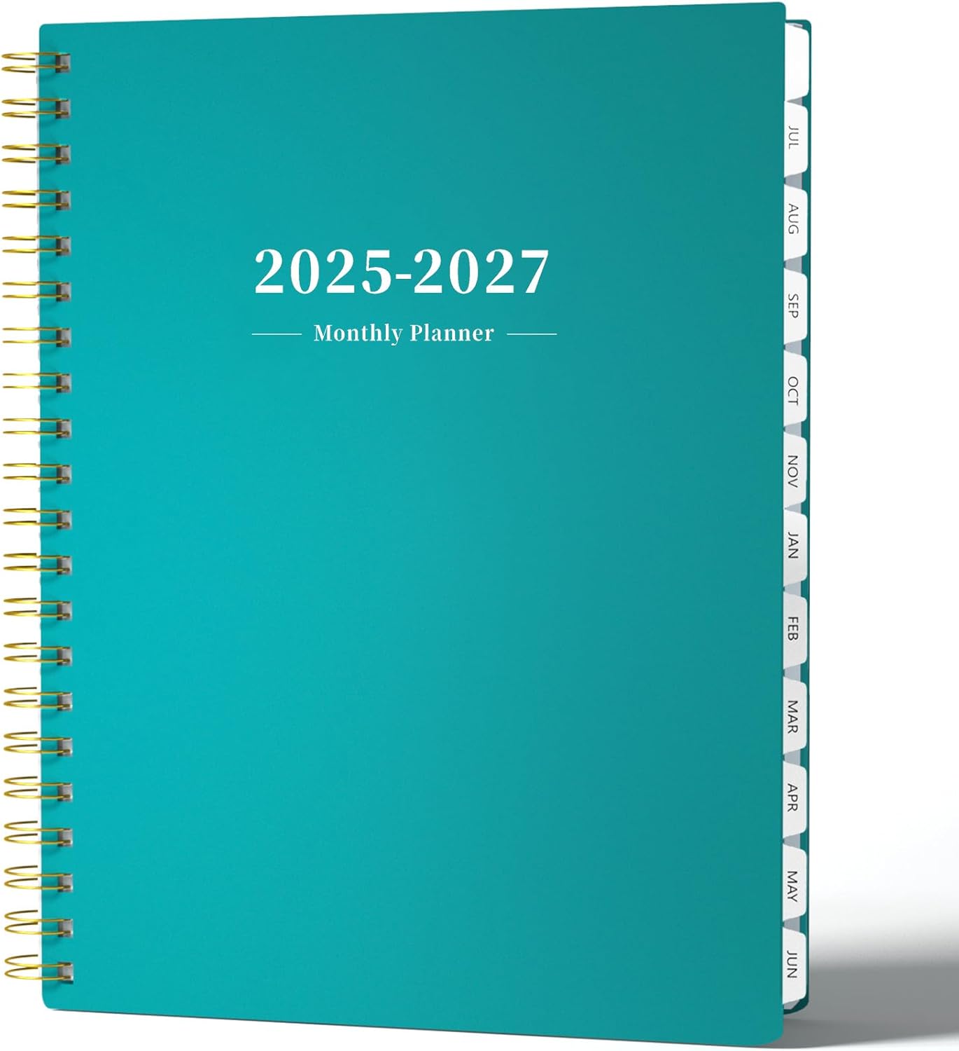 Monthly Planner 2025-2027 - 8.5&#x22; x 11&#x22; (Turquoise)