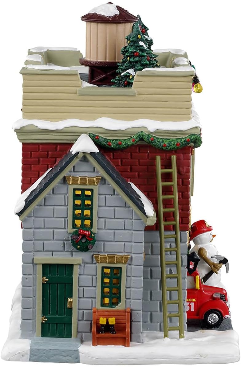 Lemax Jukebox Junction Village: Casey St. Firehouse 51