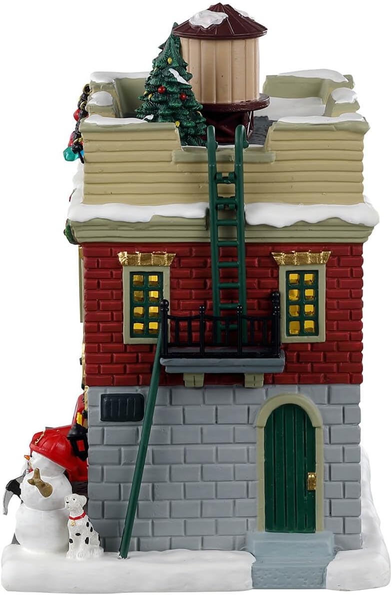 Lemax Jukebox Junction Village: Casey St. Firehouse 51