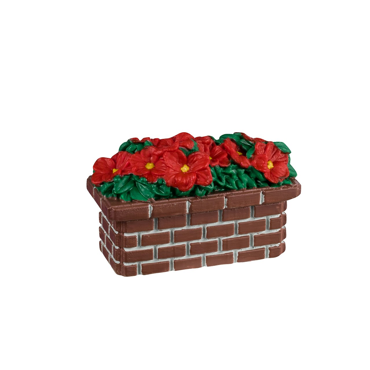 Lemax Poinsettia Planter Village Accessory