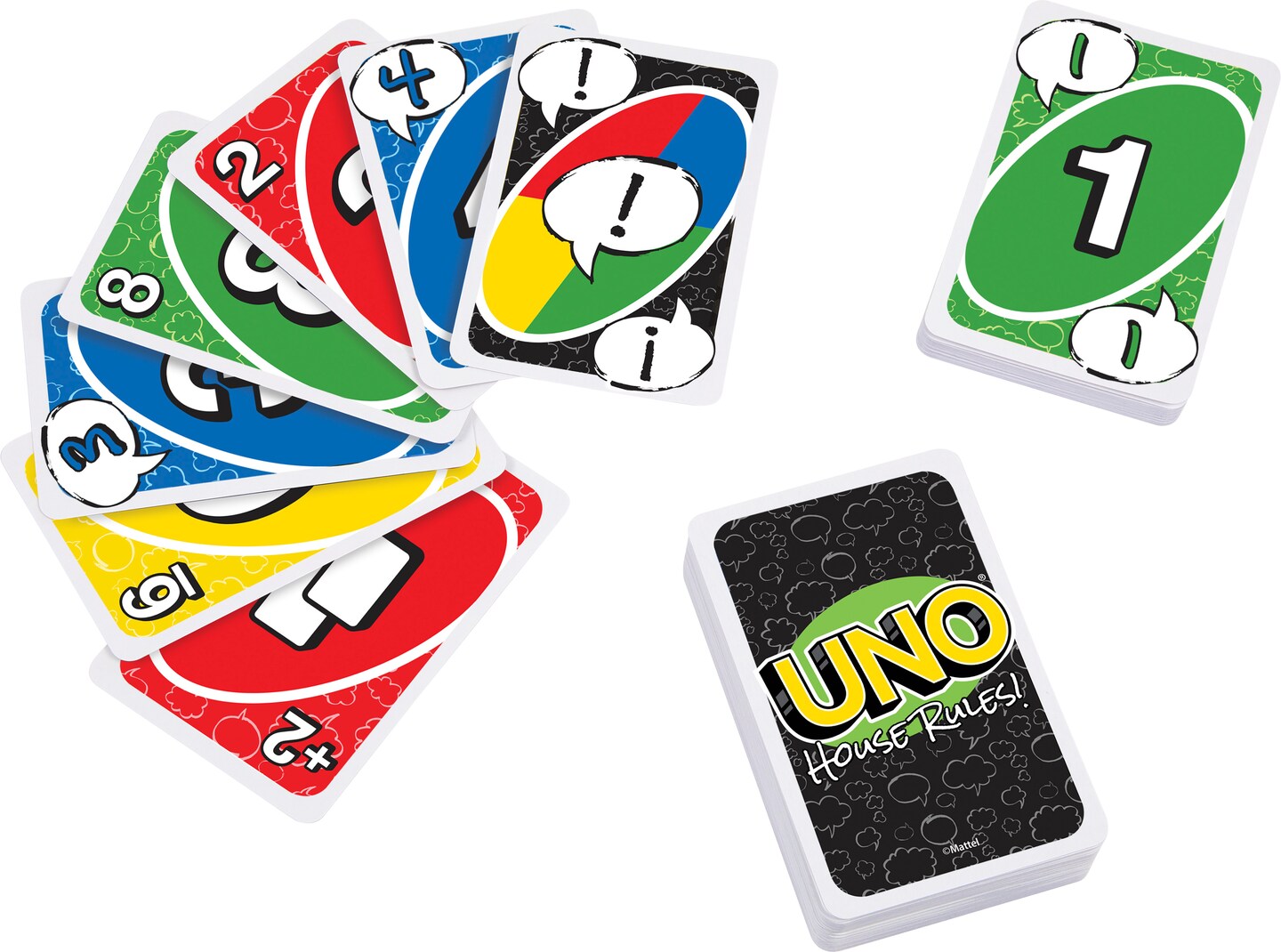 Mattel Games - UNO House Rules Card Game [GAMES (MISC)] Card Game ...