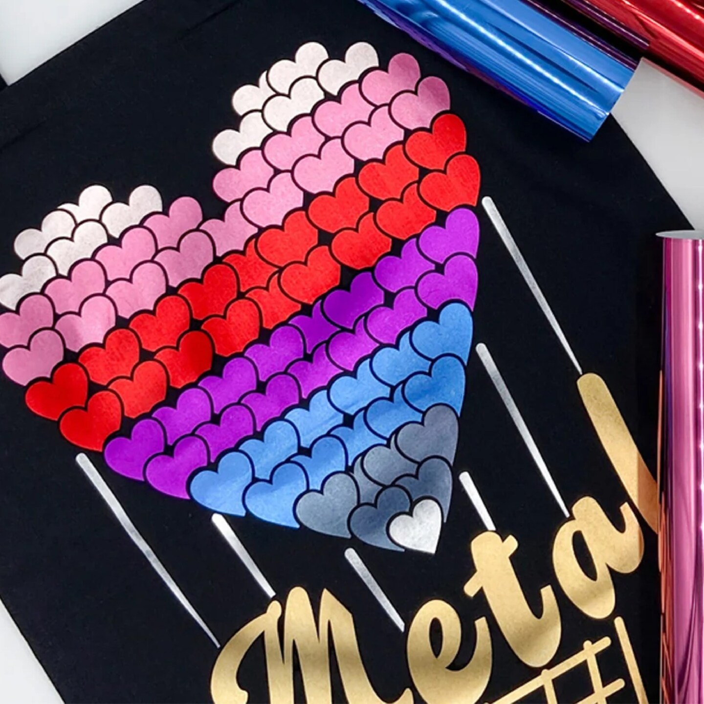 Siser&#xAE; Metal Heat Transfer Vinyl, 11.8&#x22; x 24&#x22;