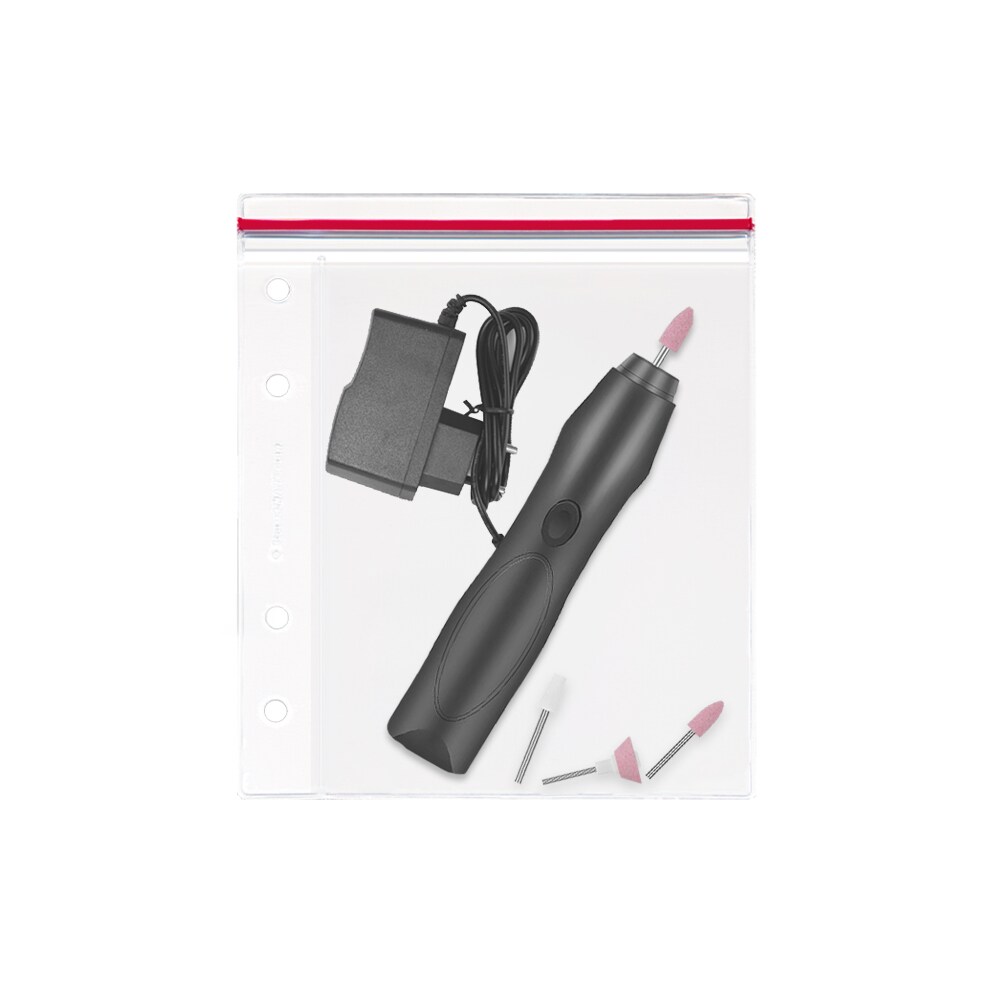 StoreSMART - Zipper Case for Nail Art Tools - 6 ½" x 5" - Side Zipper - R3331-NAIL