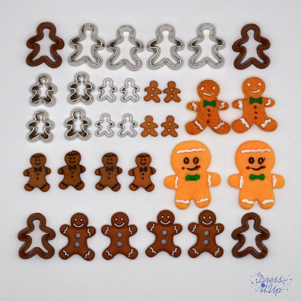 Dress It Up Buttons Sugar And Spice Super Value Pack, 32 pcs Sewing Shank Embellishments