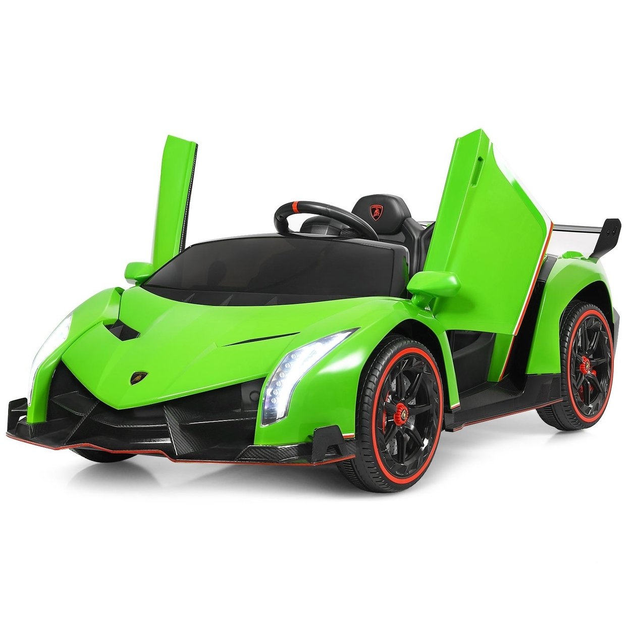 12V 2-Seater Licensed Lamborghini Kids Ride On Car W/ Rc And Swing Function