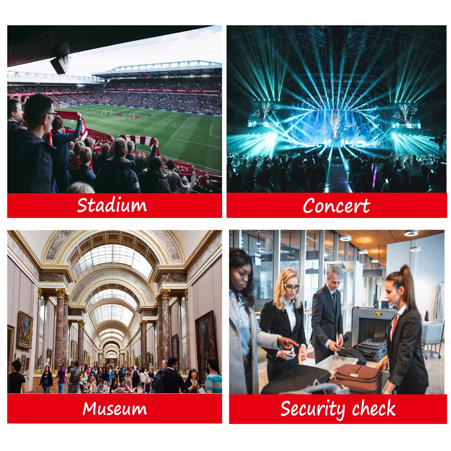 Clear Bag Stadium Approved: Suit for Quick Security Check - Small Transparent Purse for Women