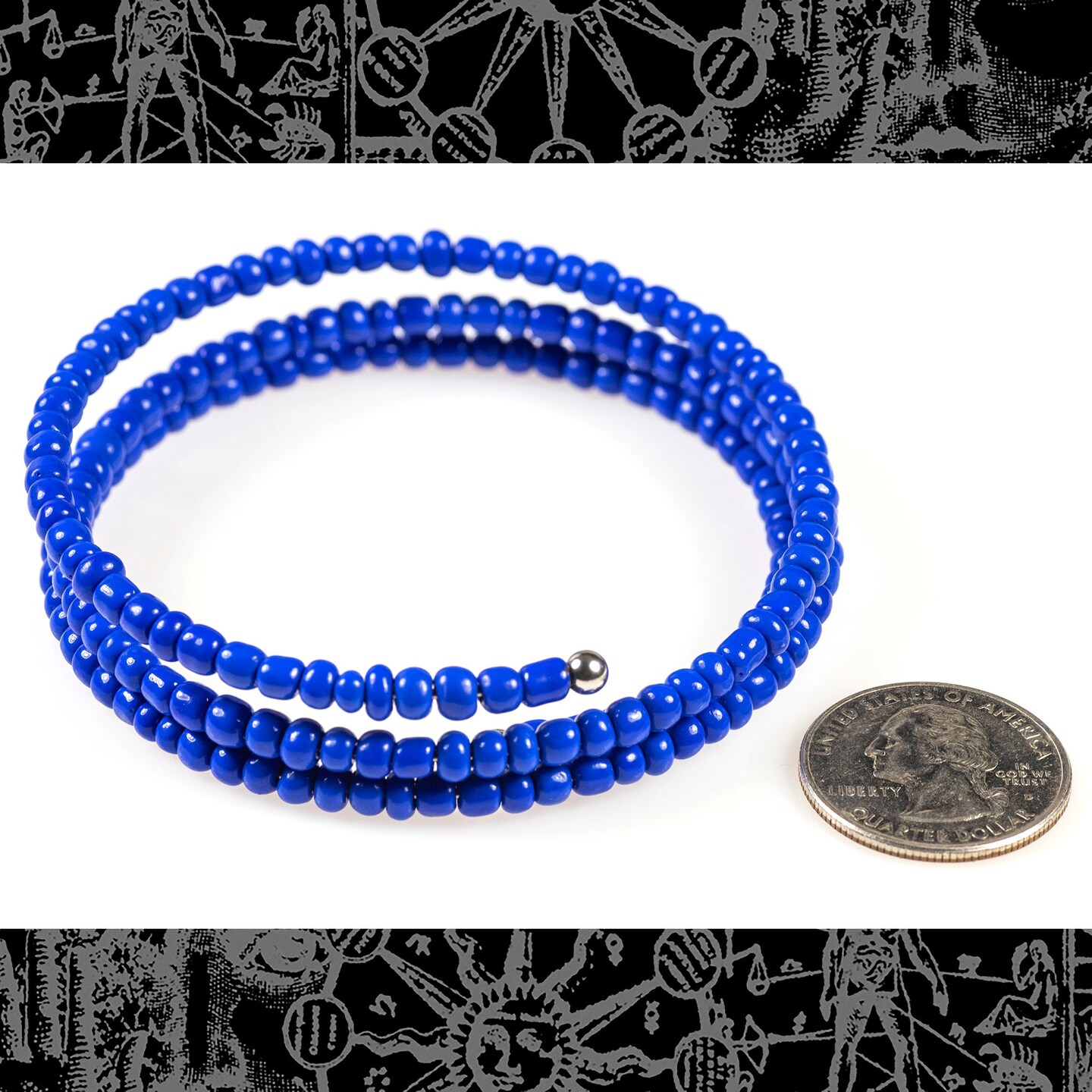 Blue Bead Bracelet - One - BR-03